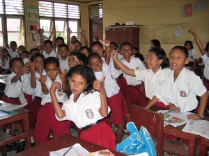 School Children In Ambon, Lombok